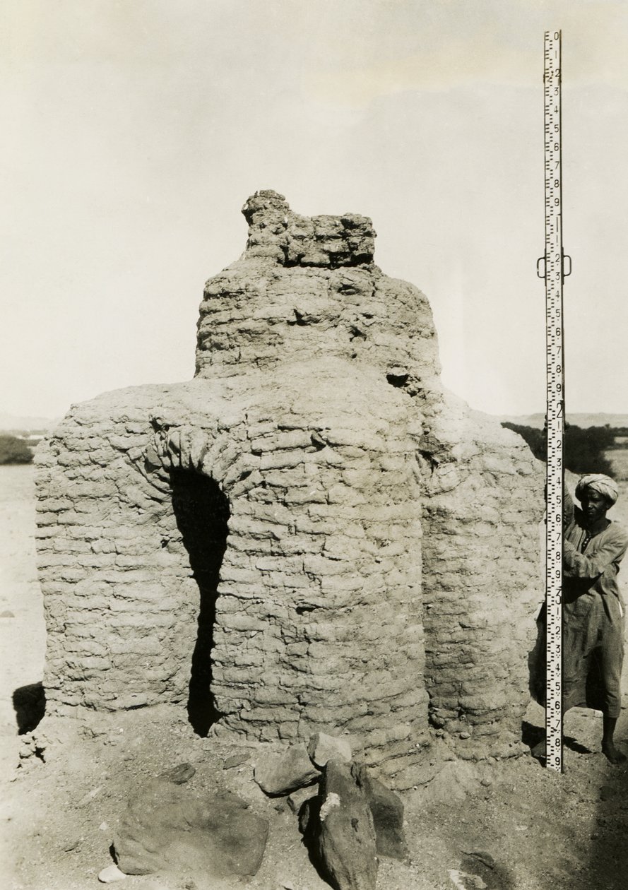 Keresztény sír a nekropoliszban, Qasr Ibrim, Egyiptom, fotó: Ugo Monneret de Villard alkotó: Ugo Monneret de Villard