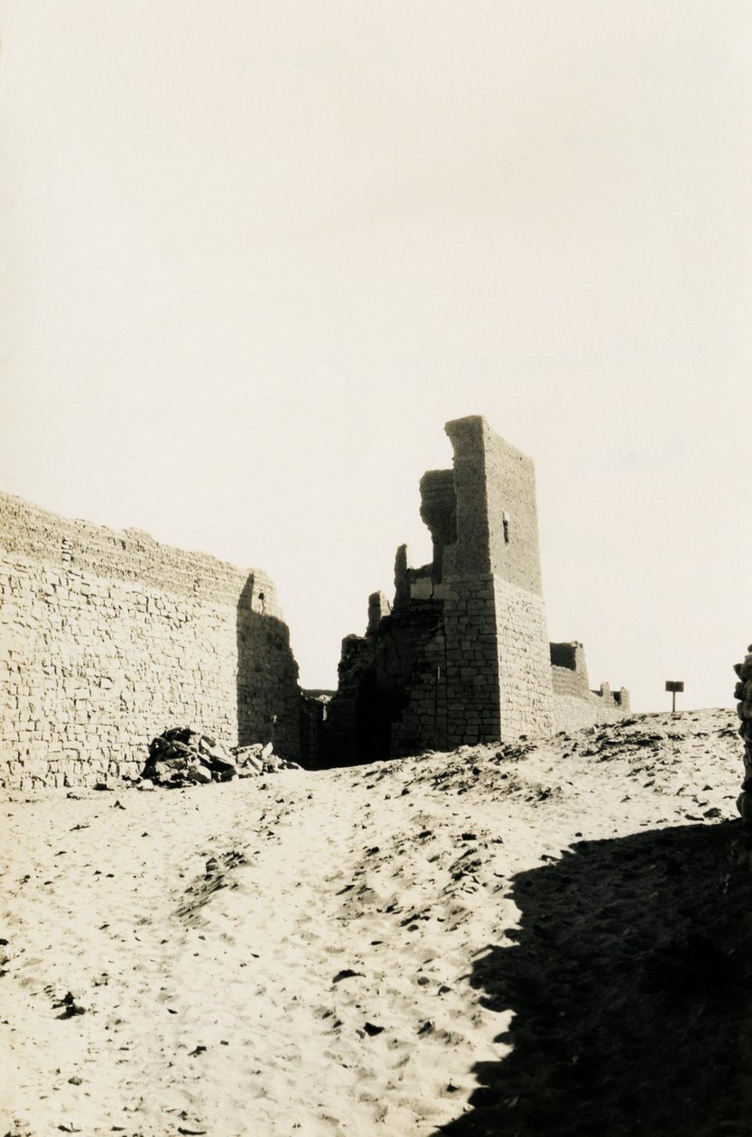 Szent Simeon kolostor, Asszuán, Egyiptom, fotó: Ugo Monneret de Villard alkotó: Ugo Monneret de Villard