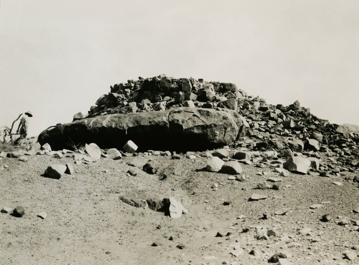 Romok a Goz Regeb régióban, Szudán, Ugo Monneret de Villard fotója, 1925 körül. alkotó: Ugo Monneret de Villard