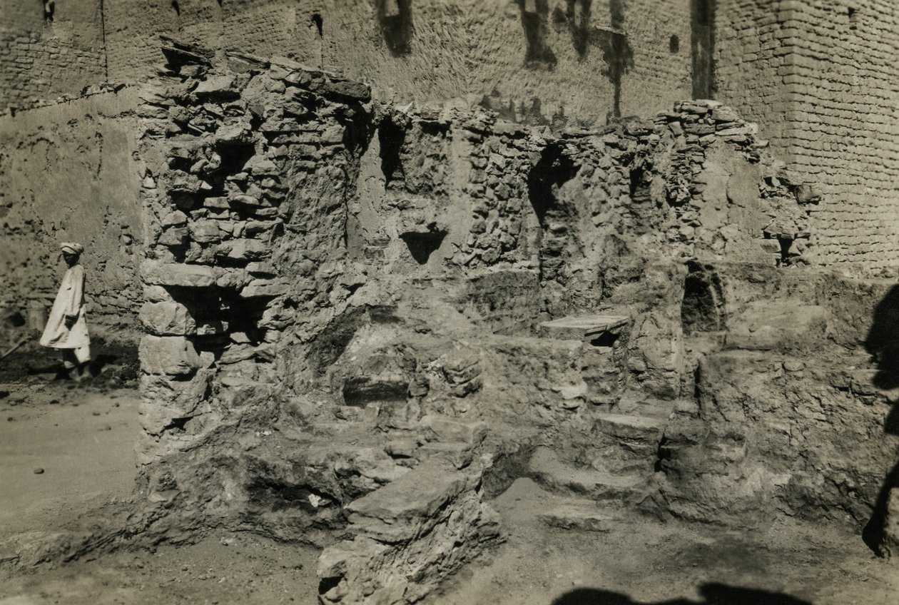 A Szent Simeon kolostor templomának romjai, Asszuán, Egyiptom, fotó: Ugo Monneret de Villard alkotó: Ugo Monneret de Villard