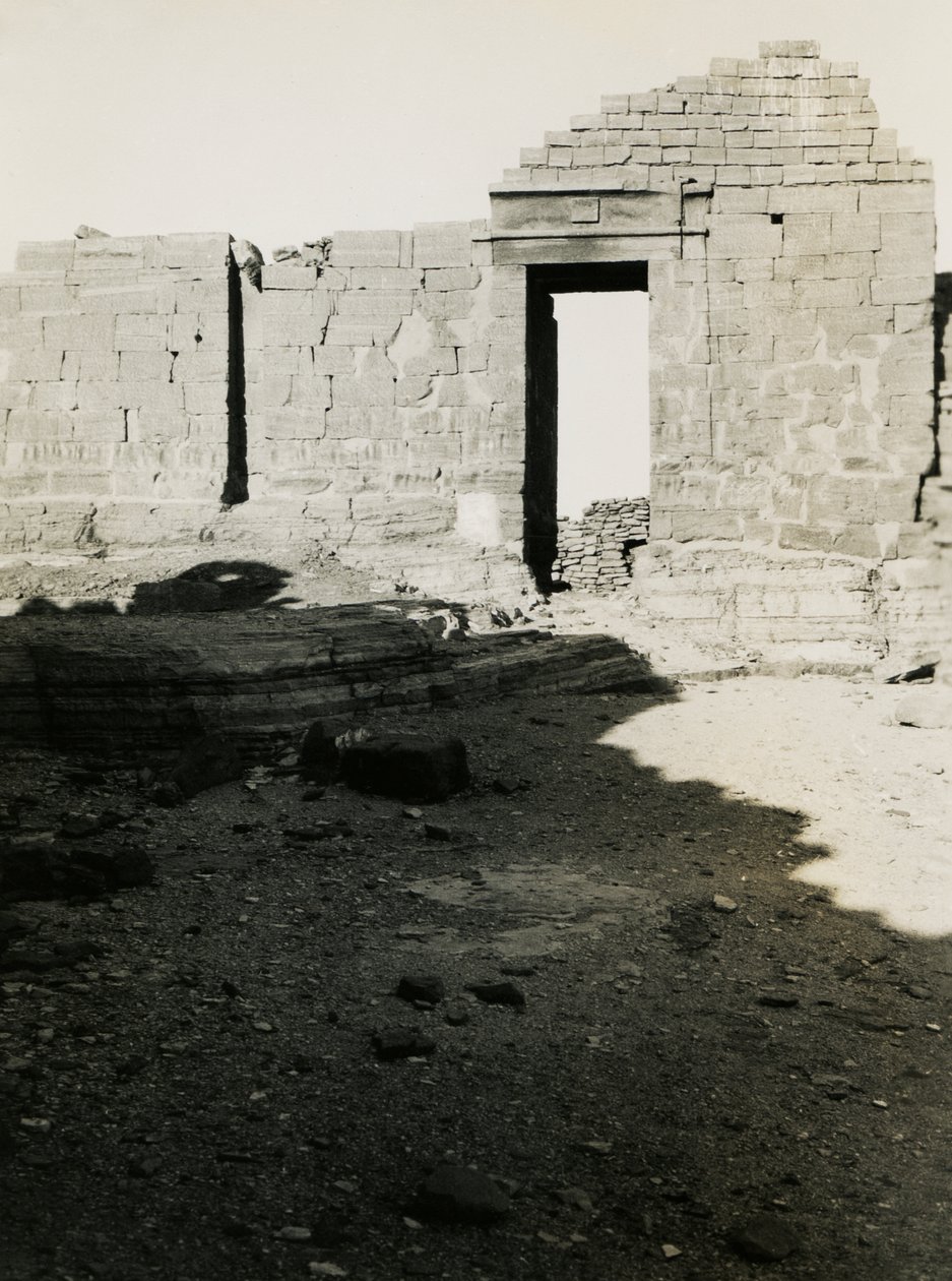 Templom romjai, Qasr Ibrim, Egyiptom, fotó: Ugo Monneret de Villard alkotó: Ugo Monneret de Villard