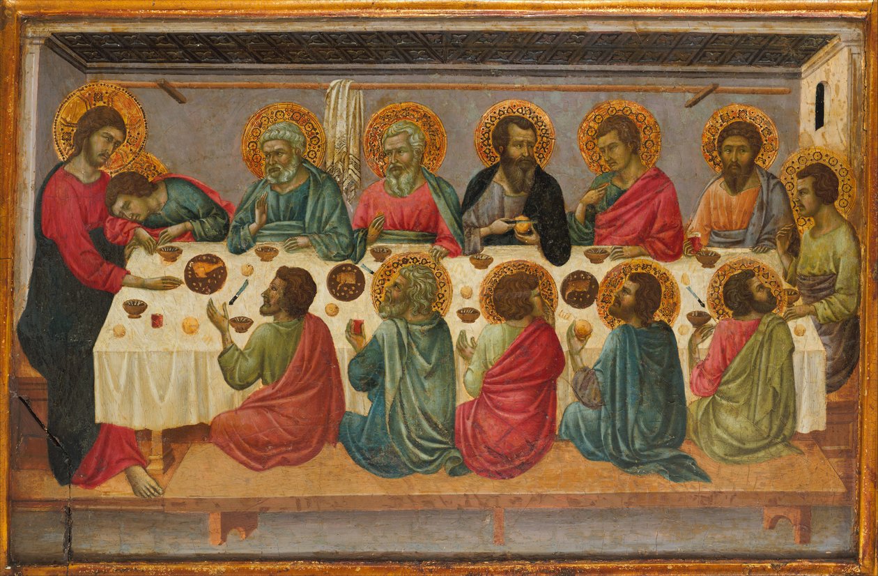 Az utolsó vacsora, kb. 1325-30. alkotó: Ugolino da Siena