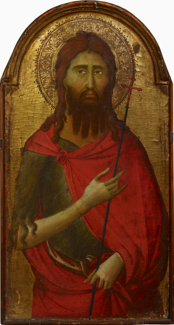 Keresztelő Szent János. alkotó: Ugolino di Nerio