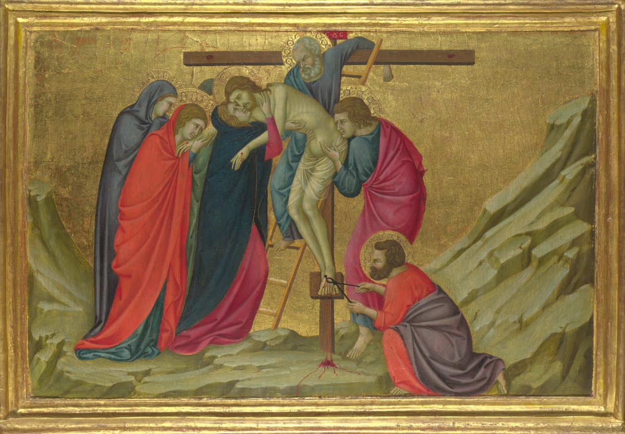 The Deposition from the Basilica of Santa Croce, Firenze, c. 1324-1325 alkotó: Ugolino di Nerio