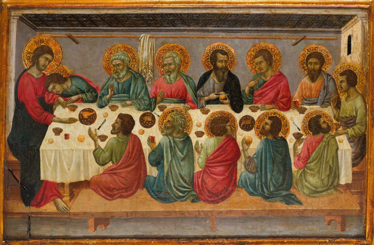 Az utolsó vacsora alkotó: Ugolino di Nerio