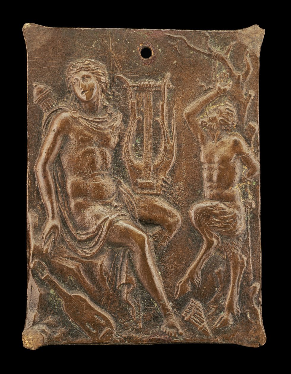 Apollo és Marsyas, 16. század eleje. alkotó: Ulocrino