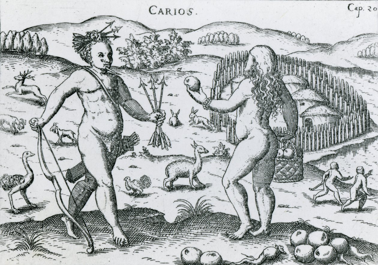 A paraguayi Cáriusok, 1599 alkotó: Ulrich Schmidl