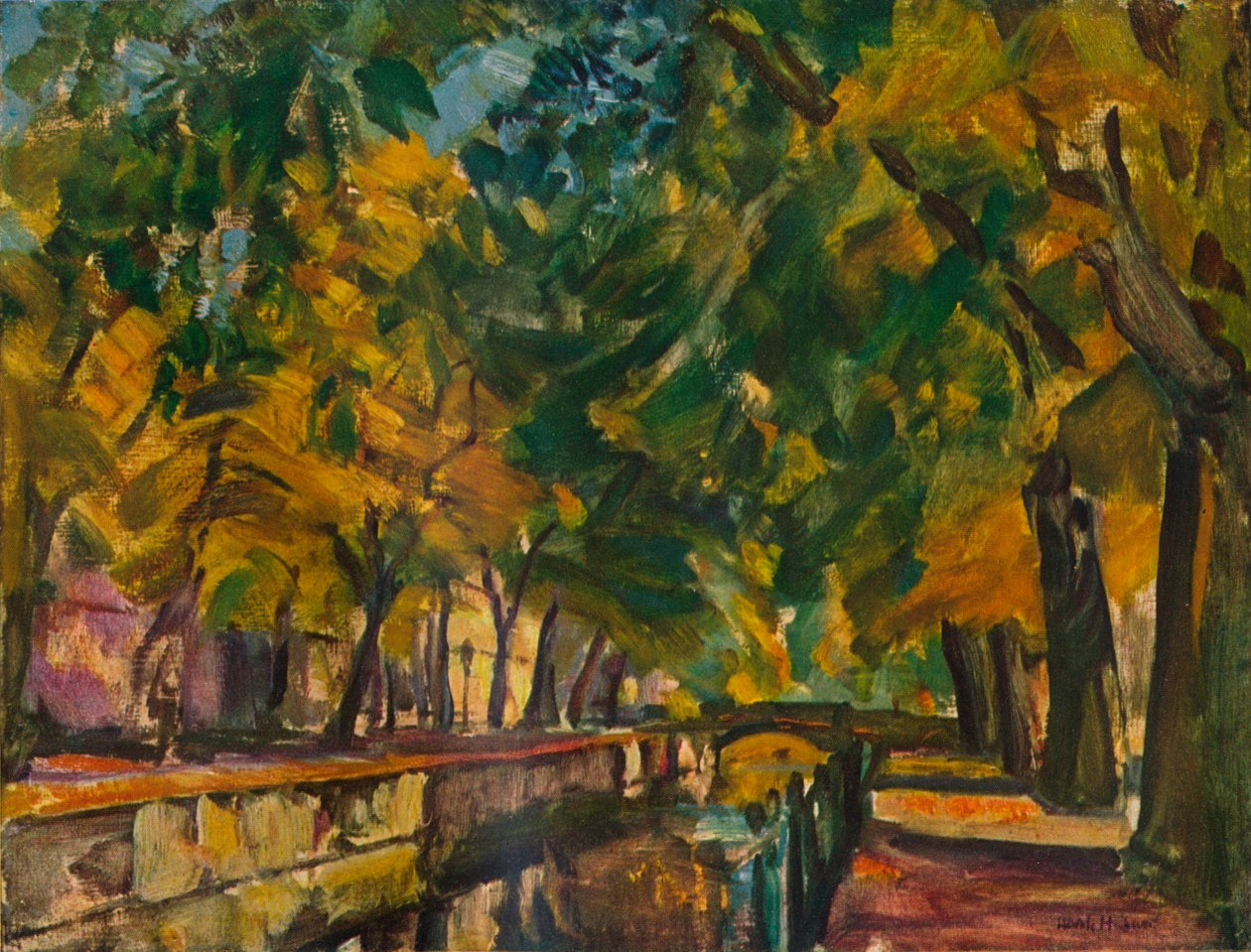 Potsdami csatorna, 1926 alkotó: Ulrich Hubner