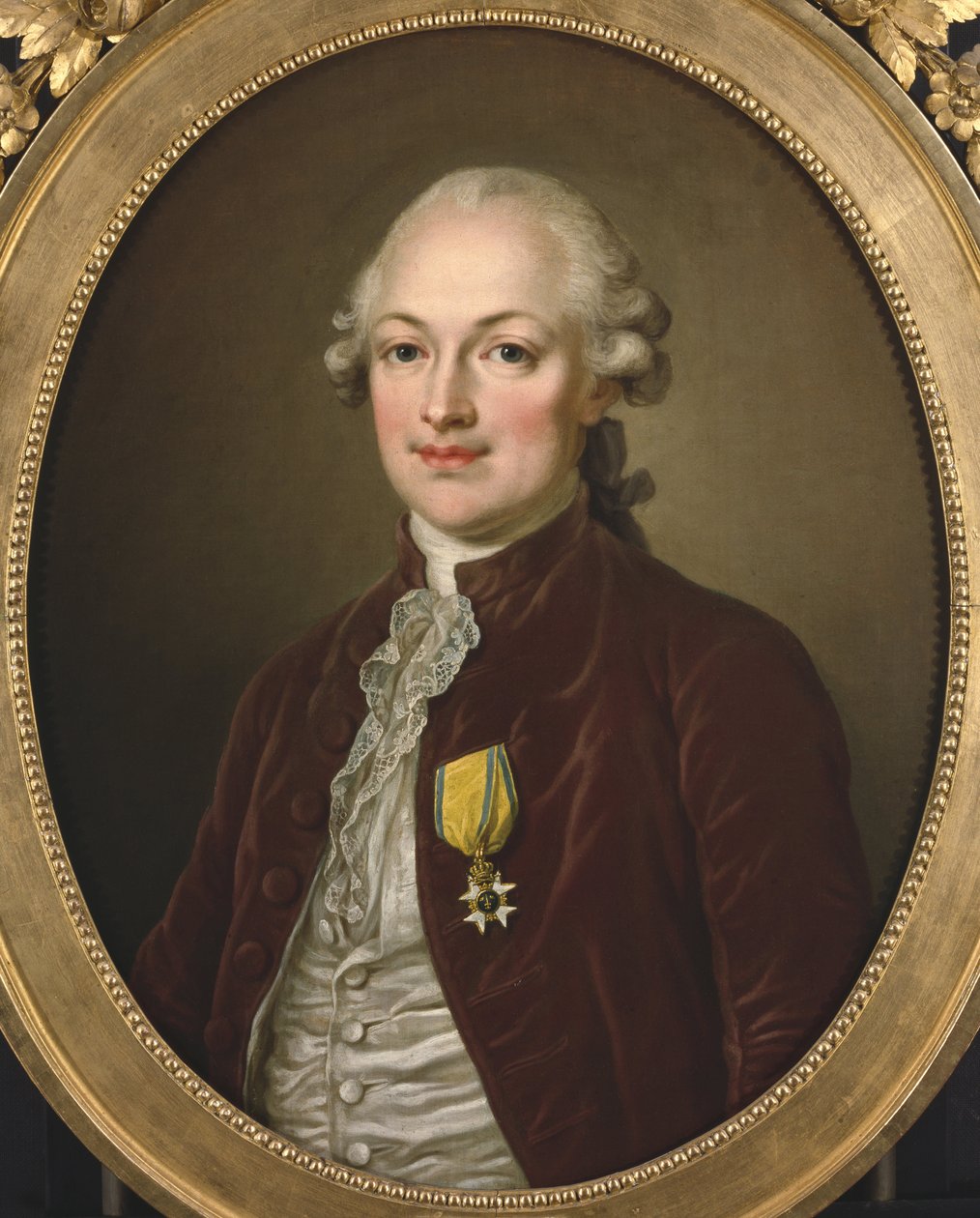 Erik Magnus de Stael Holstein báró, Svédország franciaországi nagykövete – Erik Magnus Stael von Holstein báró (1749-1802) portréja, Pasch, Ulrika Fredrika (1735-1796). Olajfestmény alkotó: Ulrika Fredrika Pasch