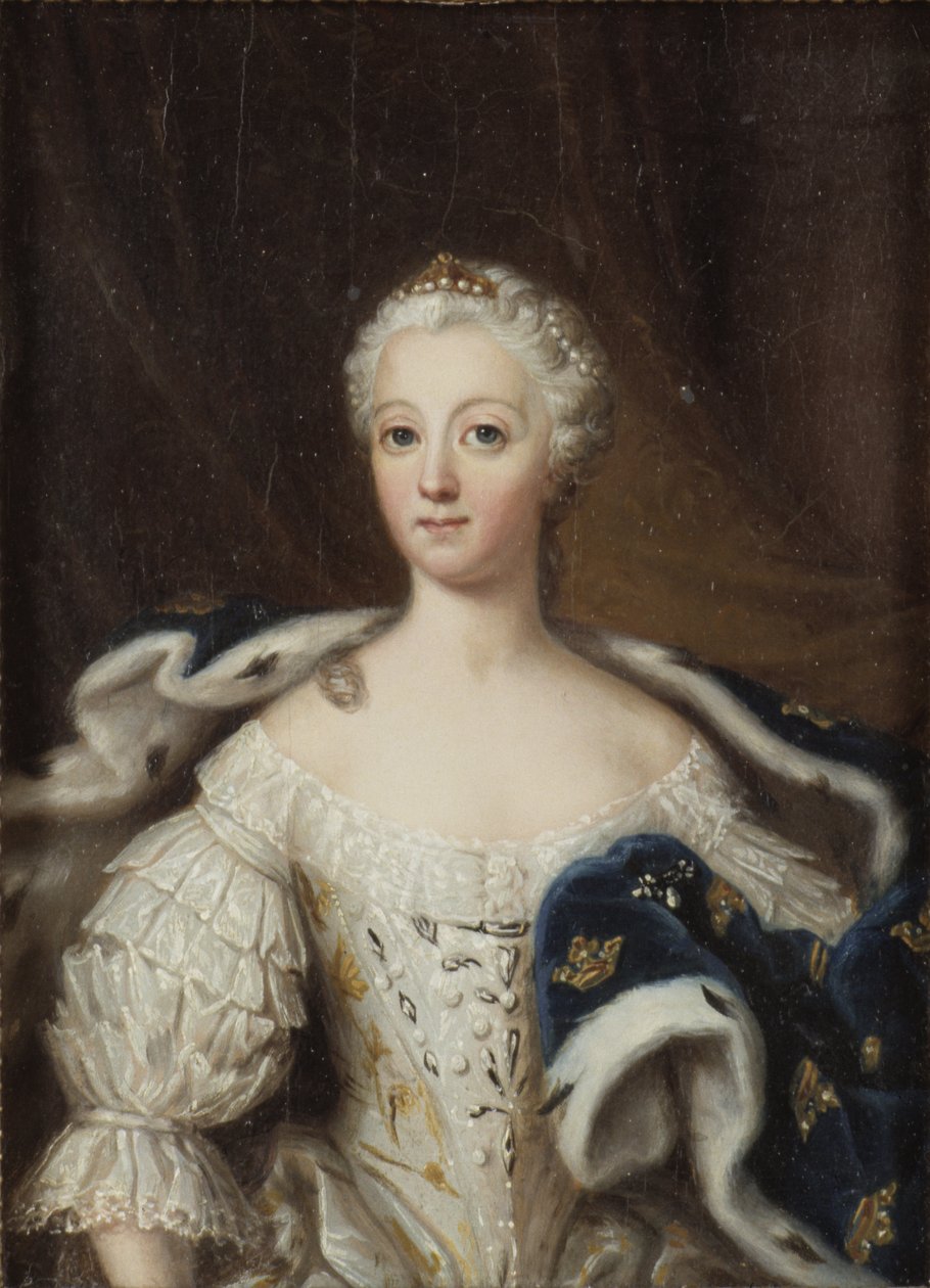 Louise Ulrika porosz, svéd királynő – Lujza Ulrika porosz királynő (1720-1782), svéd királynő portréja, Pasch, Ulrika Fredrika (1735-1796). Olaj, fa. Méretek: 21x15 cm. Stockholmi Nemzeti Múzeum alkotó: Ulrika Fredrika Pasch