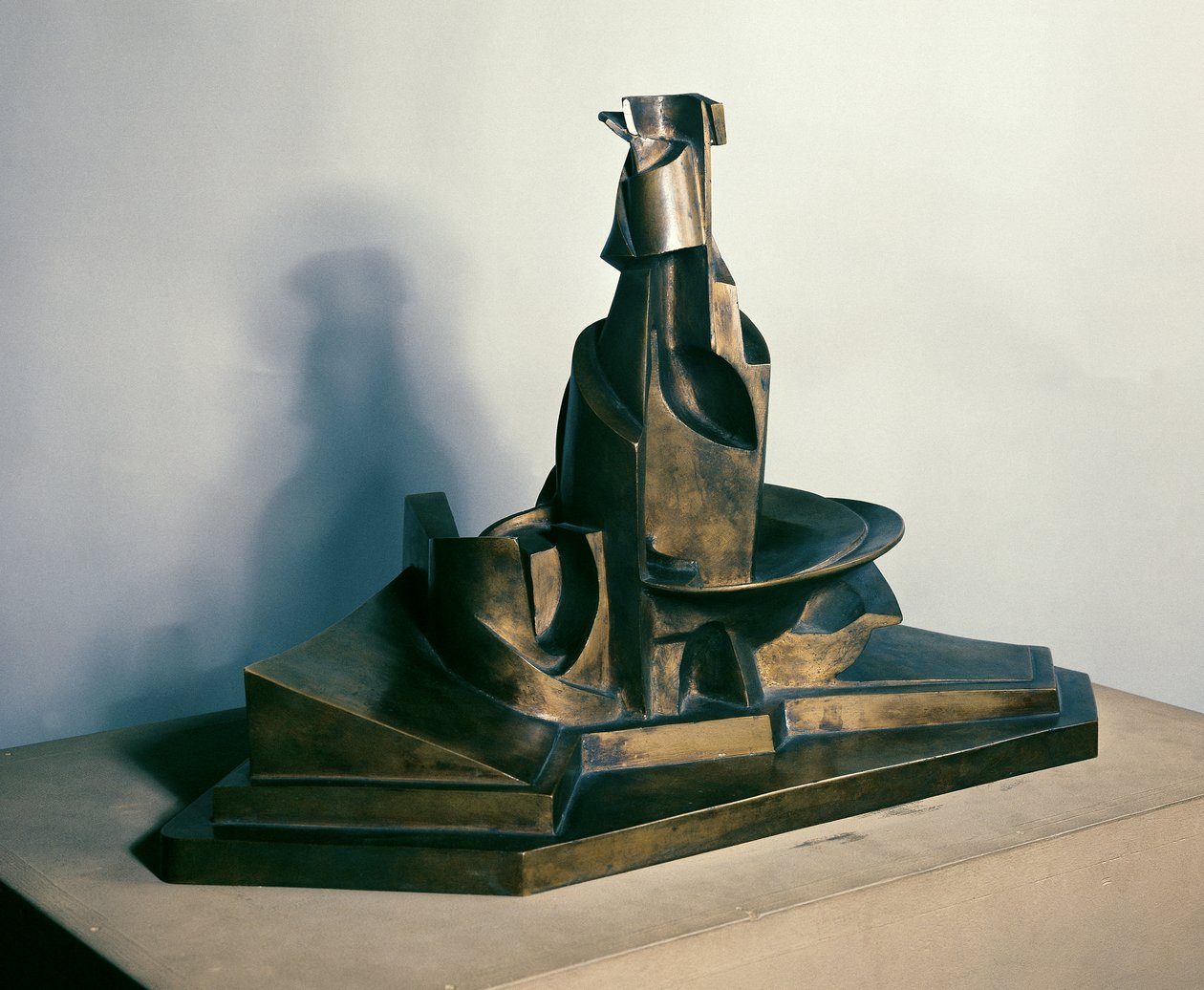 Palack fejlesztése az űrben, 1912 (bronz) alkotó: Umberto Boccioni