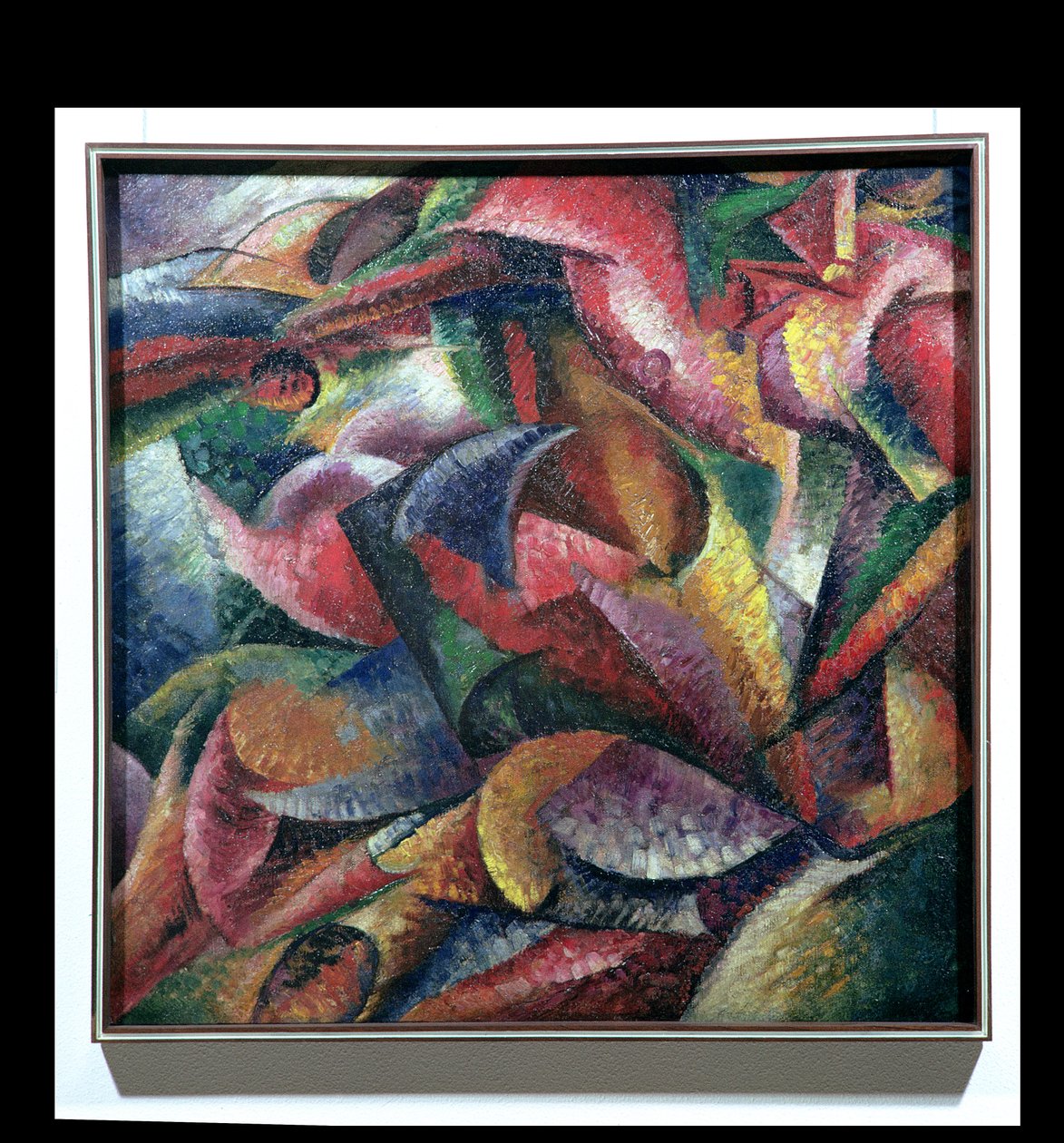 A test dinamizmusa, 1913 alkotó: Umberto Boccioni