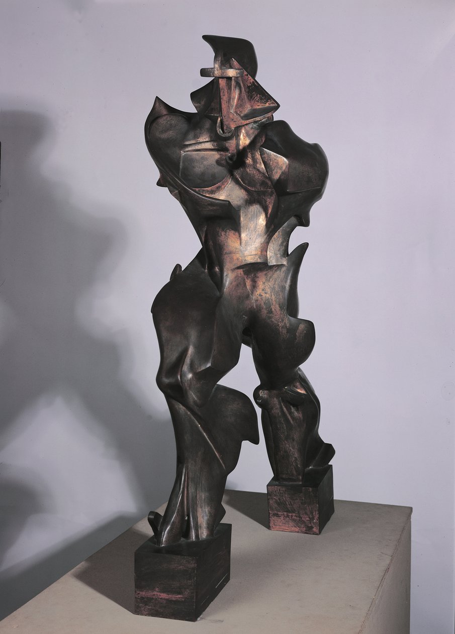 A folytonosság egyedi formái a térben, 1913 (bronz) alkotó: Umberto Boccioni