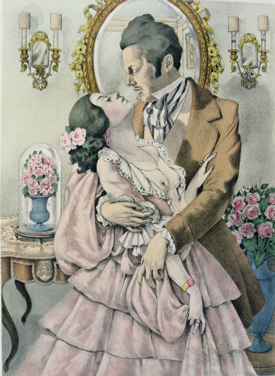 Illusztráció Gustave Flaubert (1821-80) „Madame Bovary” című művéhez, kiadó: Gibert Jeune alkotó: Umberto (after) Brunelleschi