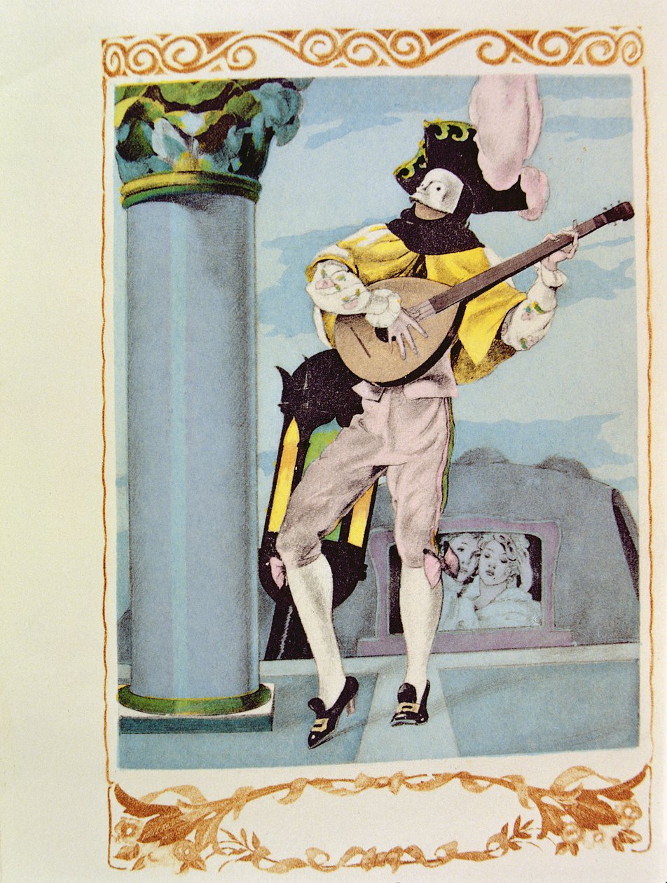 Illusztráció Voltaire „Candide” című művéből, Gibert Jeune kiadásában alkotó: Umberto (after) Brunelleschi