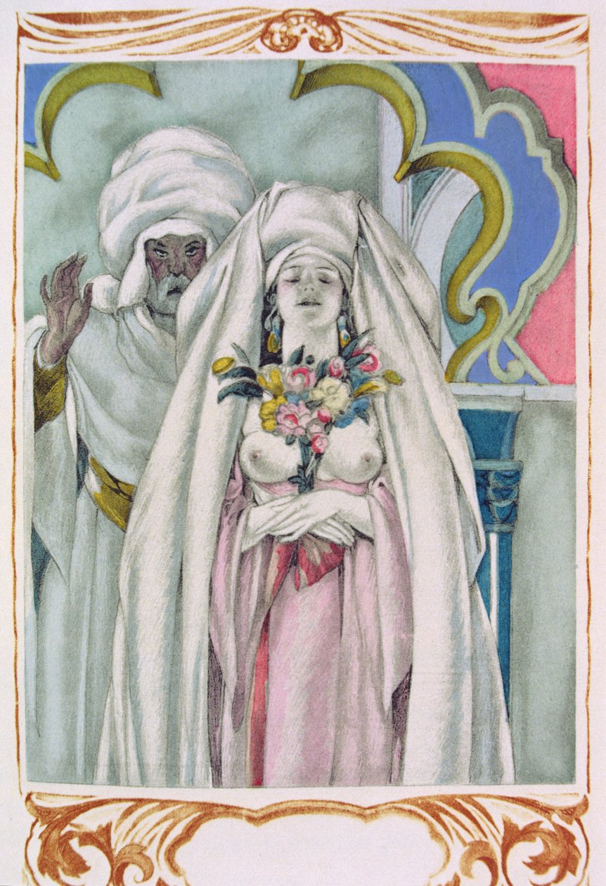 Illusztráció Voltaire „Candide” című művéből, Gibert Jeune kiadásában alkotó: Umberto (after) Brunelleschi