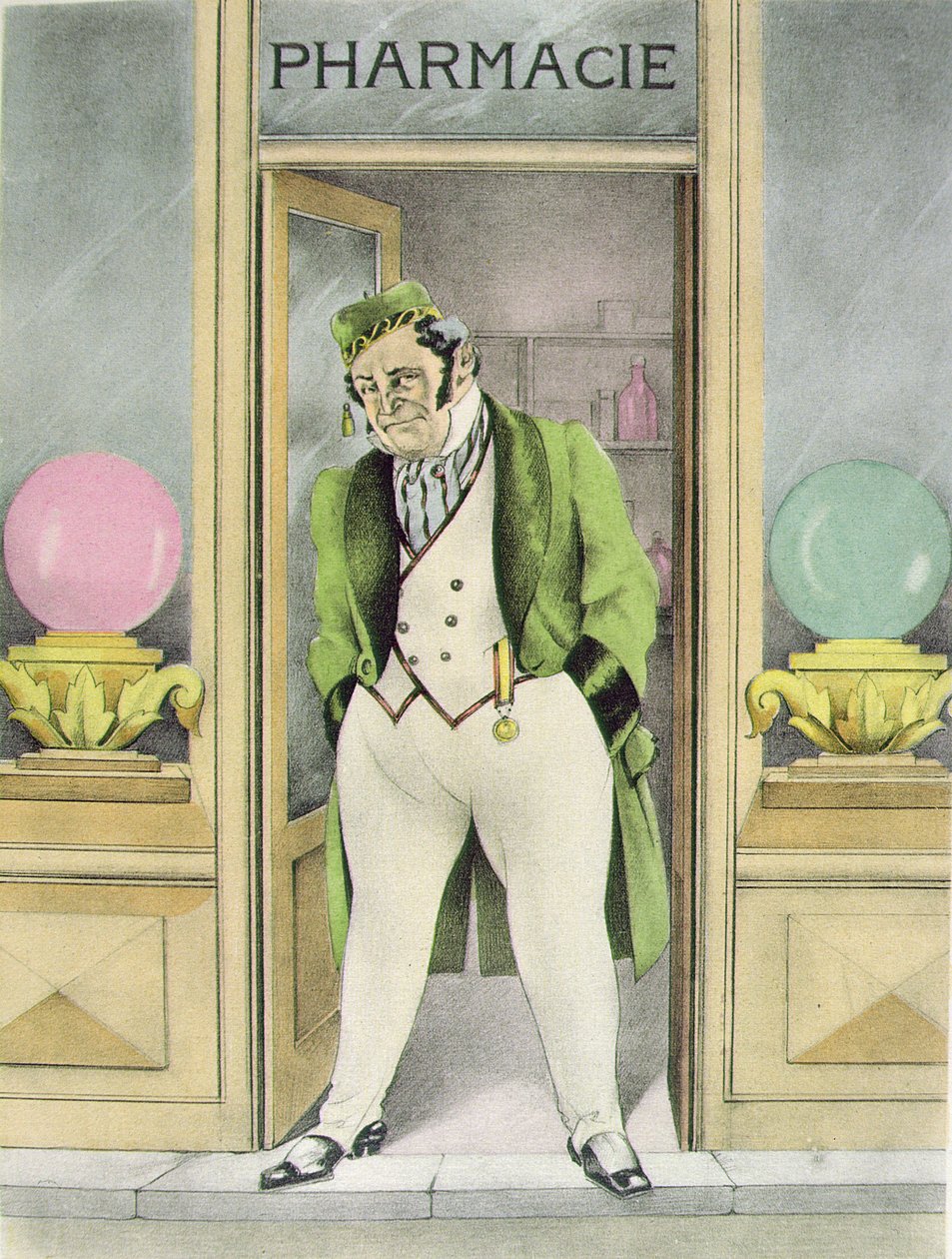 Homais gyógyszerész, Gustave Flaubert (1821-80) 