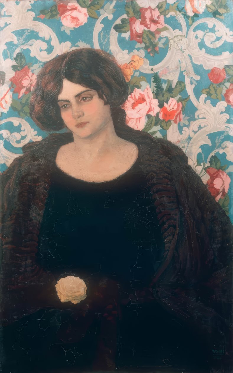 Bigia, a művész húga alkotó: Umberto Boccioni