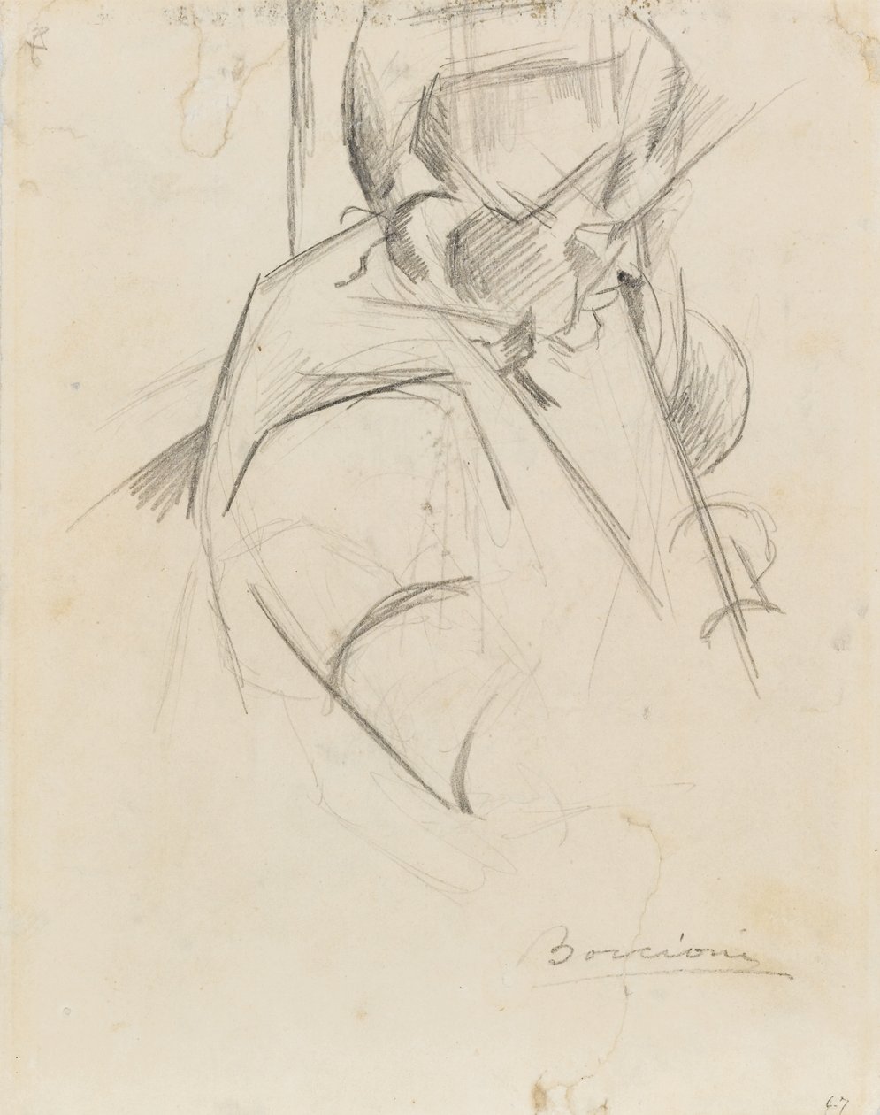 Az anya mellszobra alkotó: Umberto Boccioni