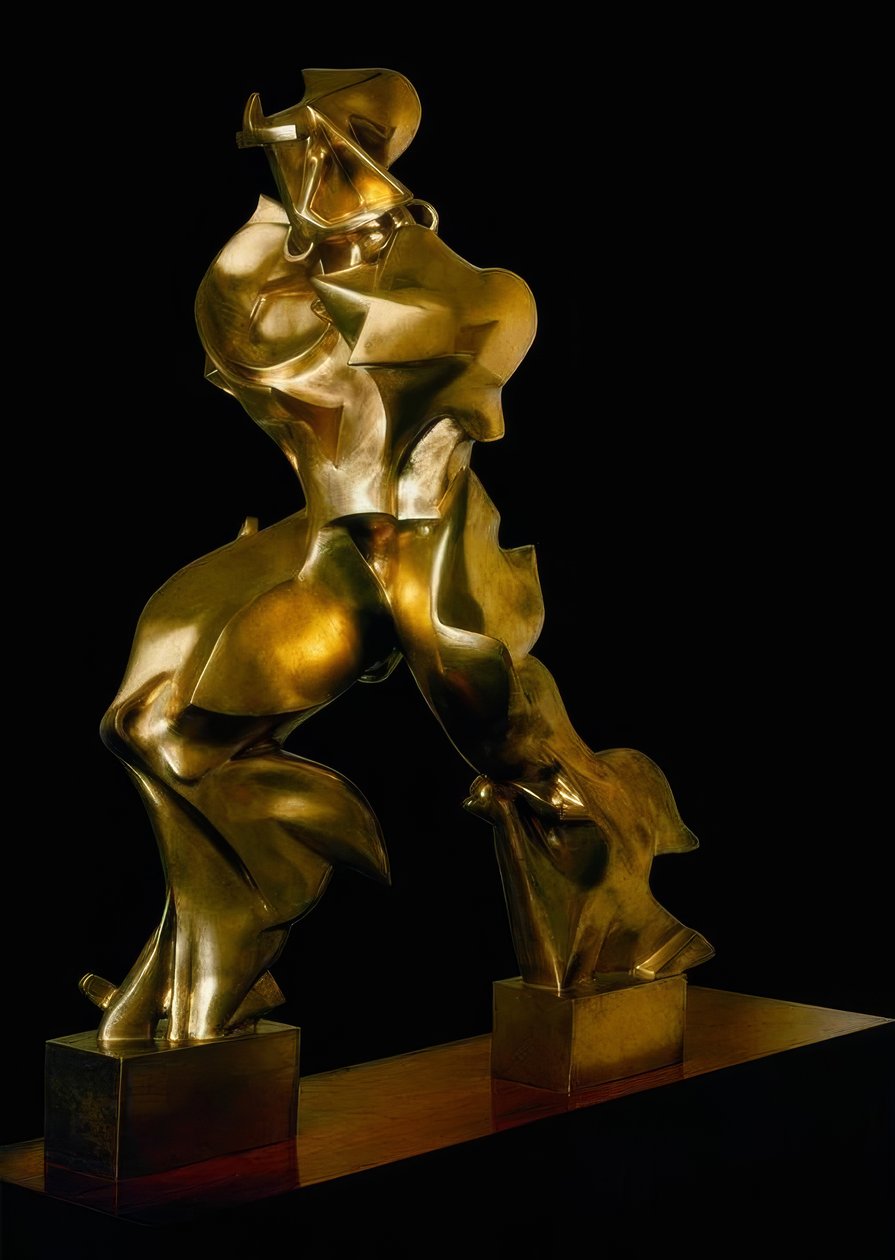 A folytonosság egyedi formái a térben alkotó: Umberto Boccioni