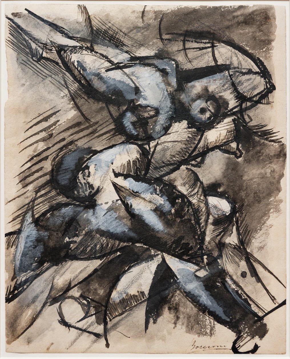 Emberi formákat akarok bevezetni a mozgásba (Dynamic Decomposition) alkotó: Umberto Boccioni