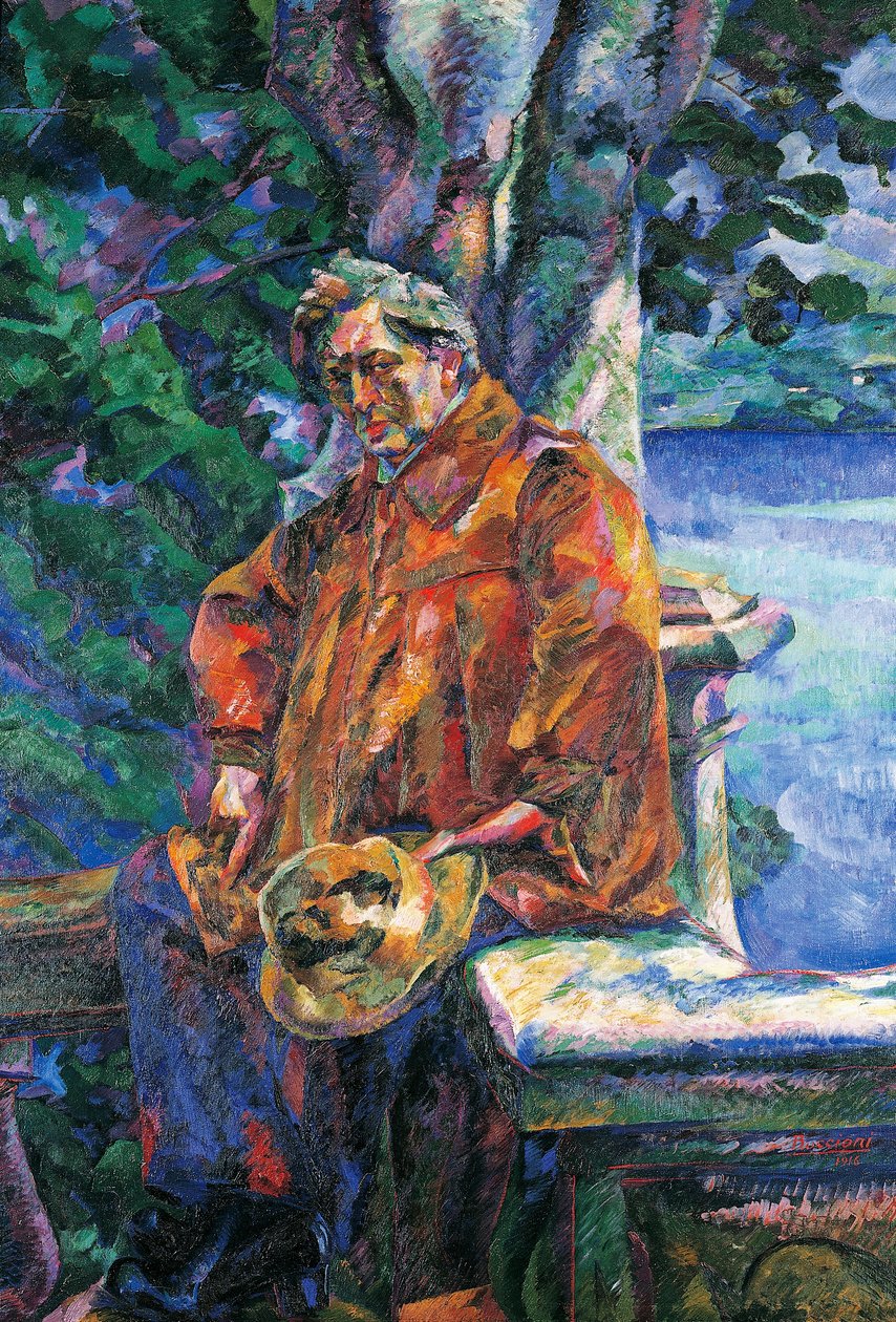 Maestro Ferruccio Busoni portréja (olaj, vászon) alkotó: Umberto Boccioni