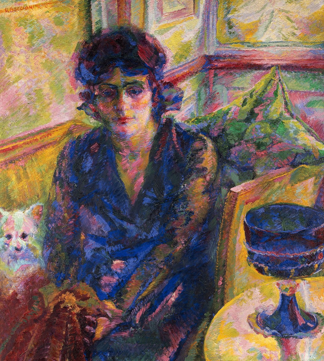 Cragnolini Fanna portréja alkotó: Umberto Boccioni