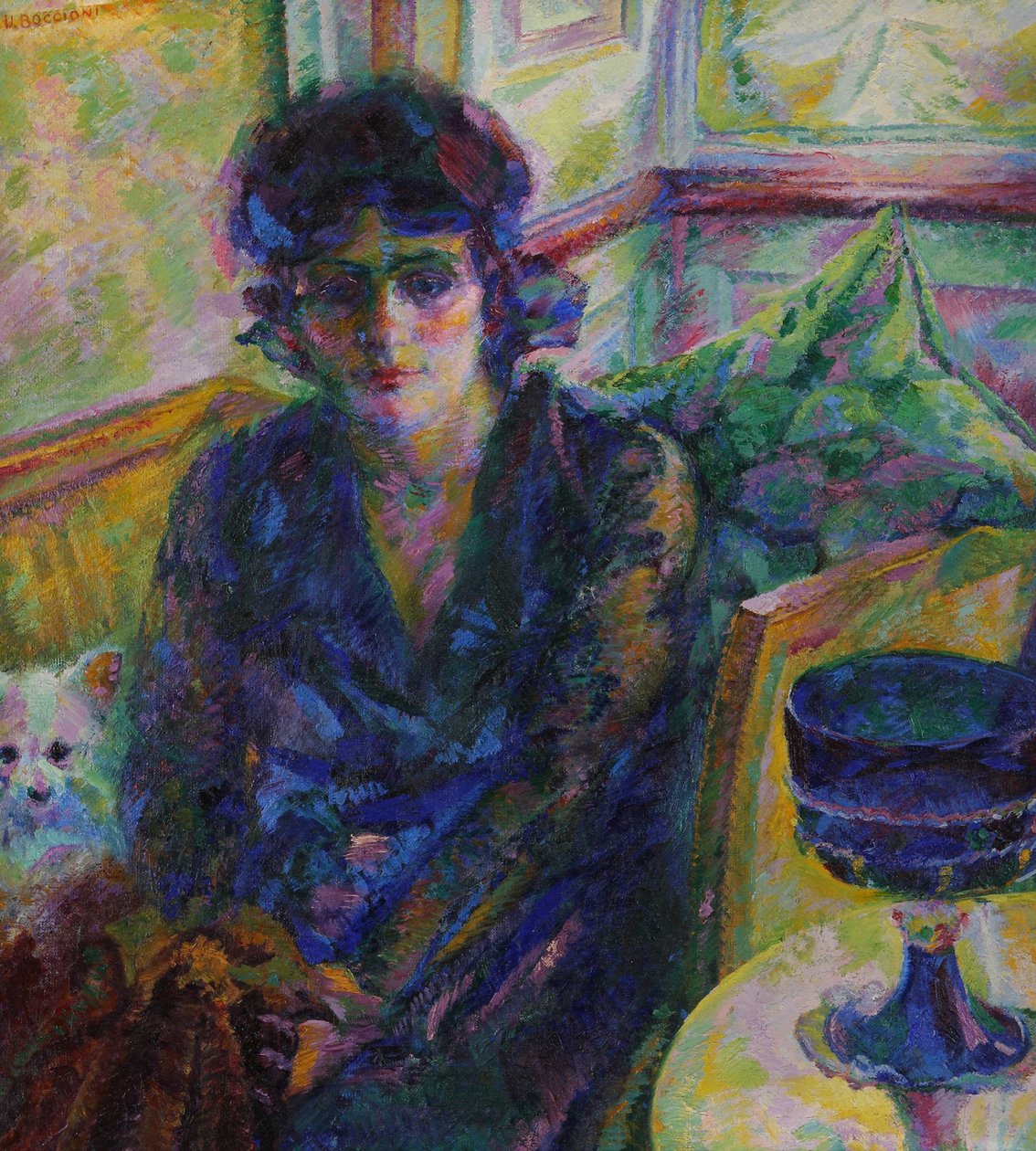 Signora Cragnolini Fanna portréja, 1916. alkotó: Umberto Boccioni