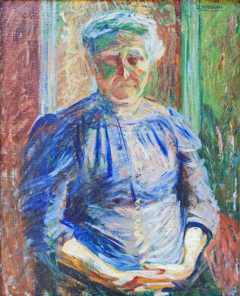 Az anya portréja alkotó: Umberto Boccioni