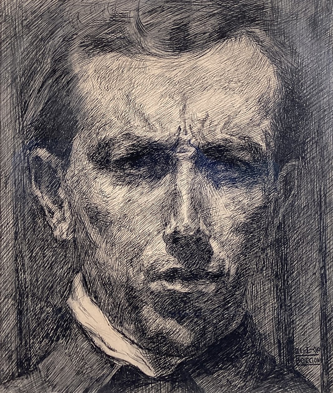 Önarckép alkotó: Umberto Boccioni