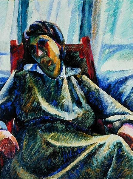 Silvia (olaj, vászon) alkotó: Umberto Boccioni