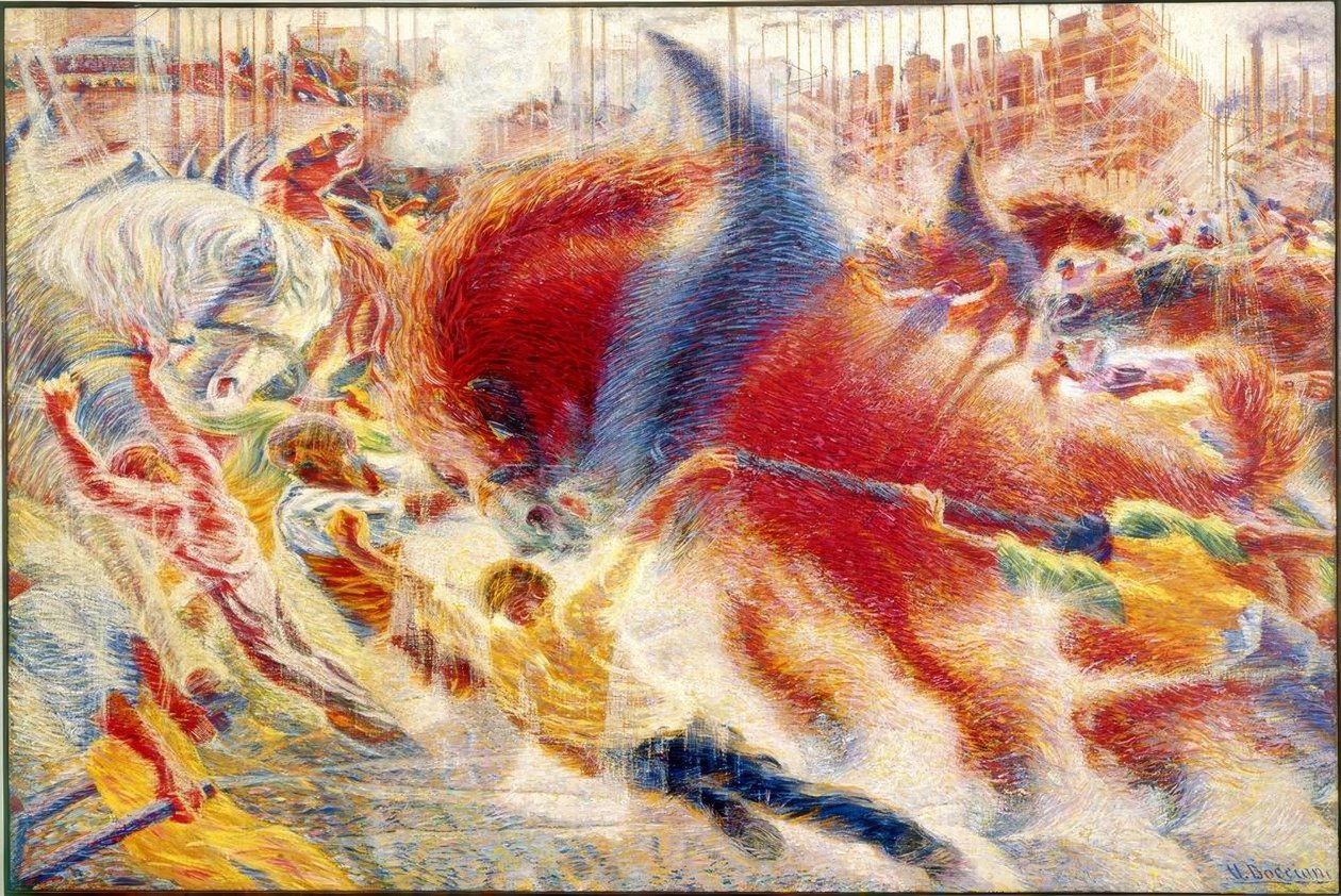 A város felemelkedik alkotó: Umberto Boccioni