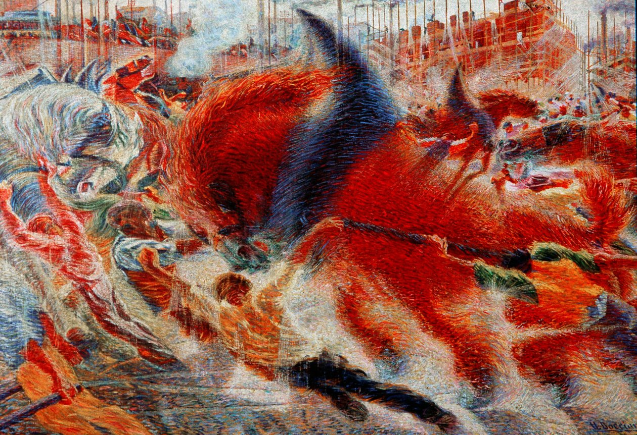 A város felemelkedik alkotó: Umberto Boccioni