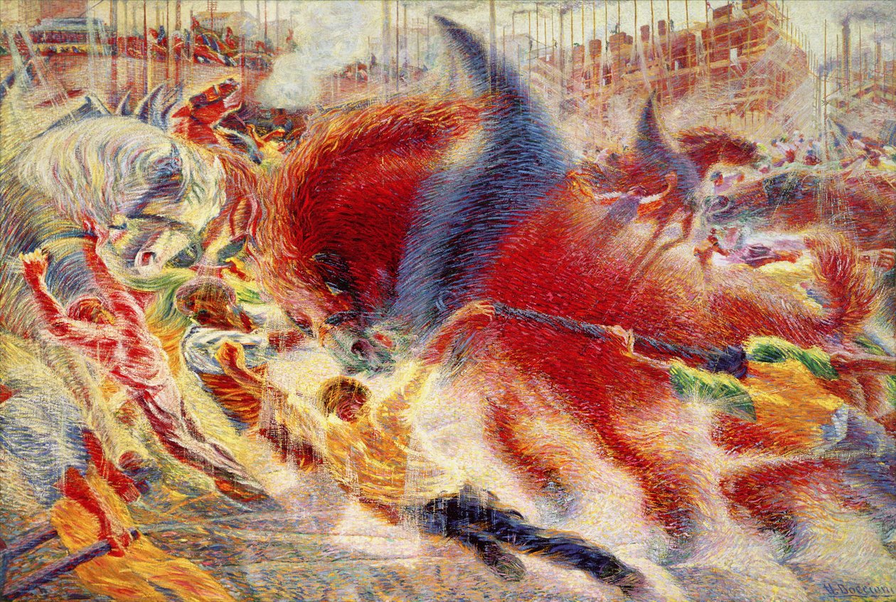 A város felemelkedik alkotó: Umberto Boccioni