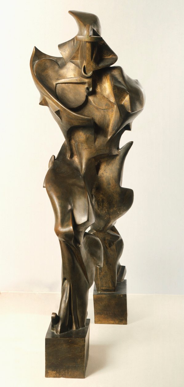 A folytonosság egyedi formái a térben, Umberto Boccioni (1882-1916), bronzszobor alkotó: Umberto Boccioni