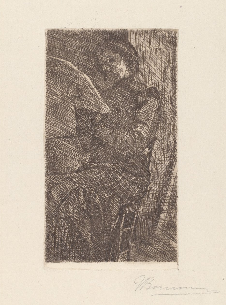 Olvasó nő alkotó: Umberto Boccioni