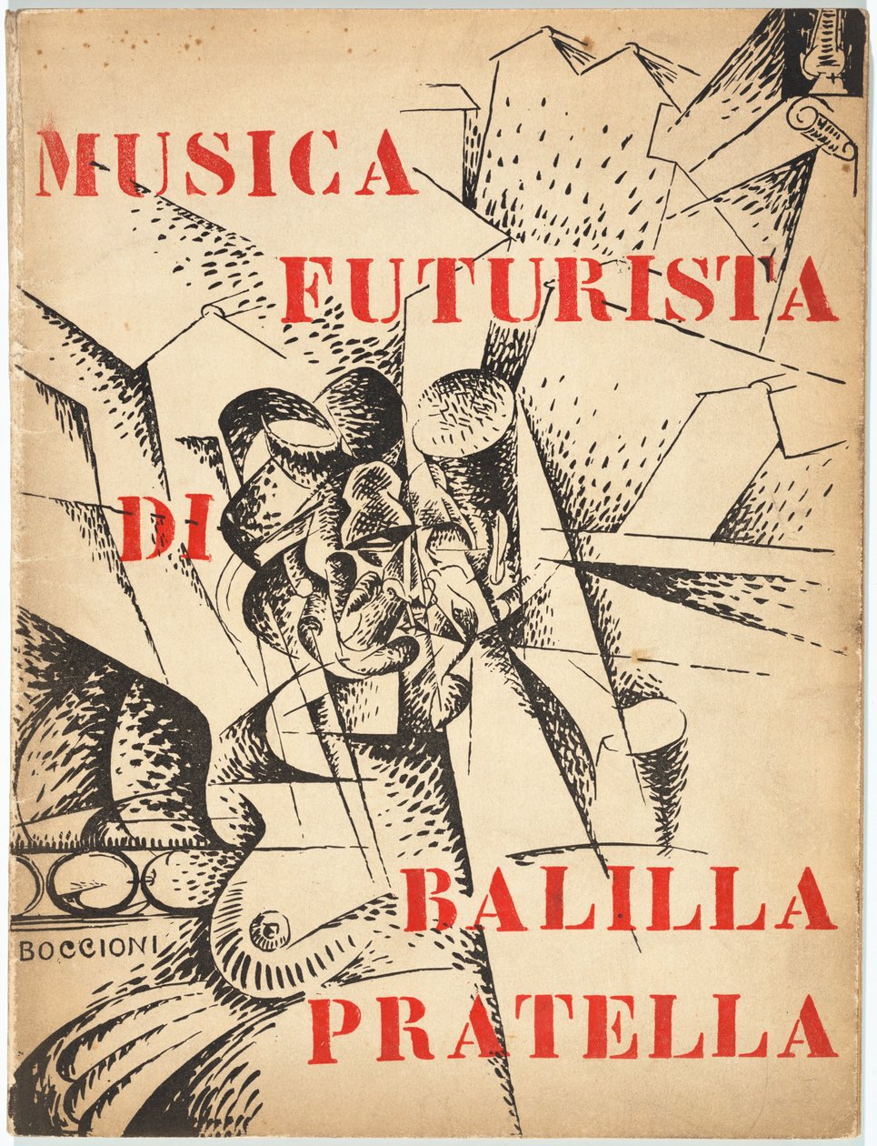 Futurista zene zenekarra alkotó: Umberto Boccioni, Francesco Balilla Pratella