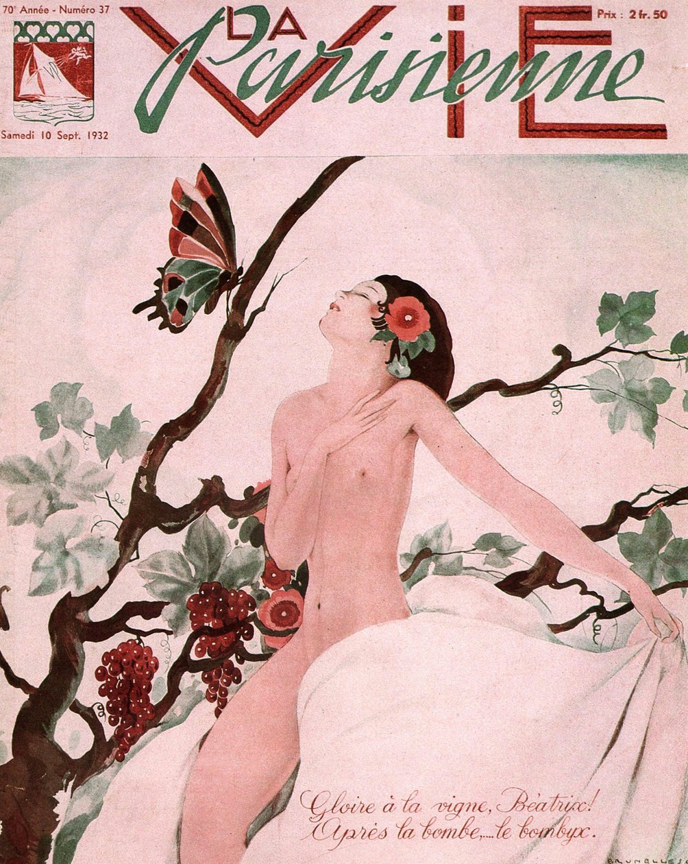 A Parisian Life magazin borítója, 1932 alkotó: Umberto Brunelleschi