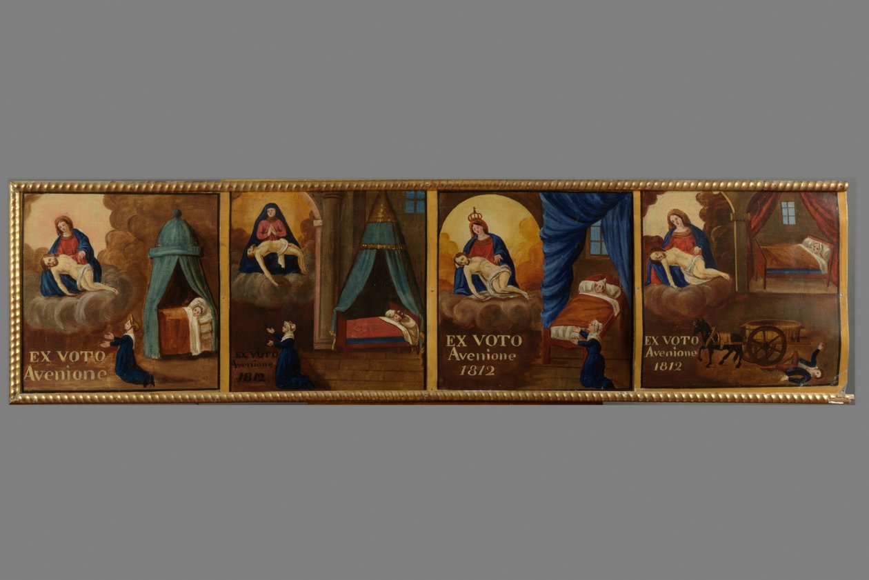 Ex-voto a Notre-Dame de Pitié kápolnából alkotó: Unbekannt Unbekannt