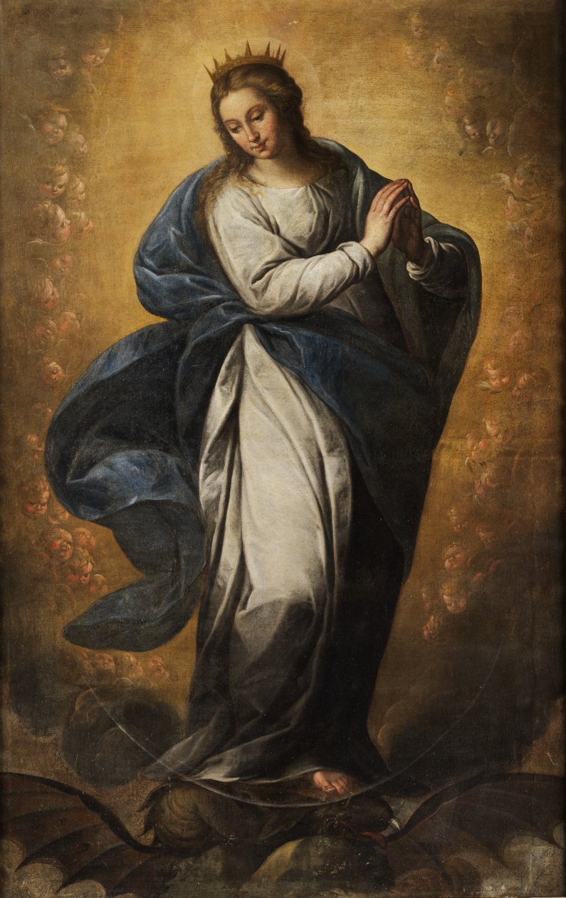 Btende Félhold Madonna. alkotó: Unbekannt Unbekannt