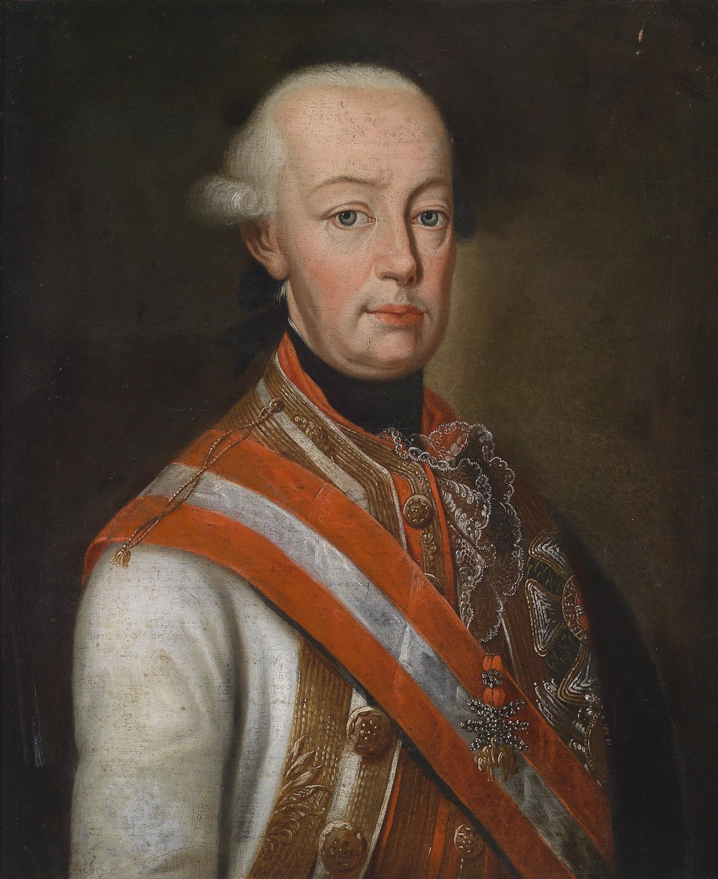 II. Leopold őrnagyi egyenruhában, osztrák házi rendekkel díszítve alkotó: Unbekannt Unbekannt