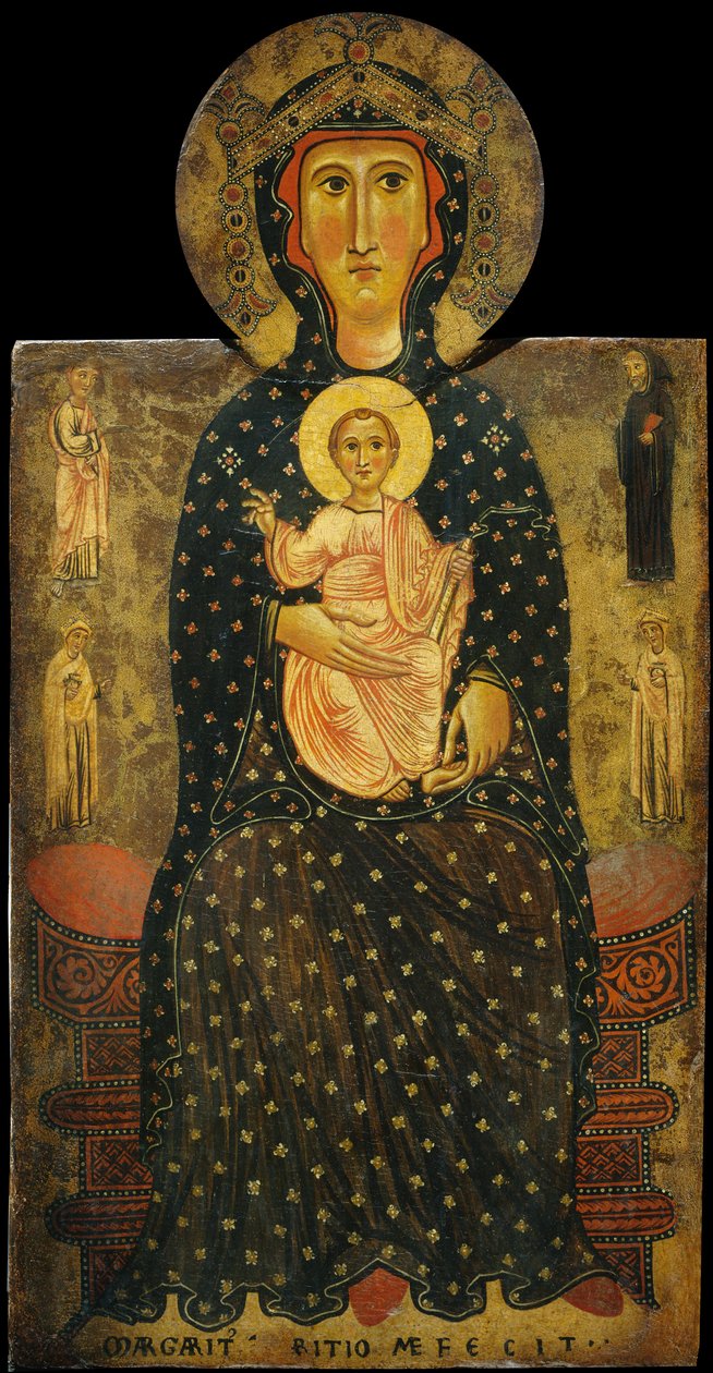 Trónra lépett Madonna Gyermekkel alkotó: Unbekannt Unbekannt