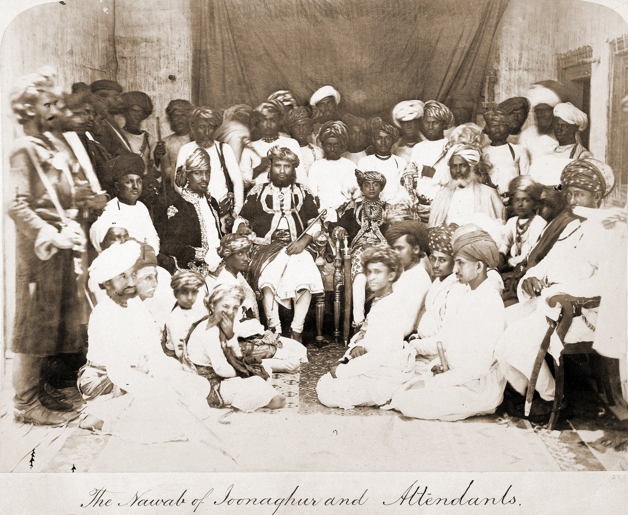 Mahabat kán (1851-1882), Junagarh Nawabja, 1870-es évek alkotó: Unbekannt Unbekannt