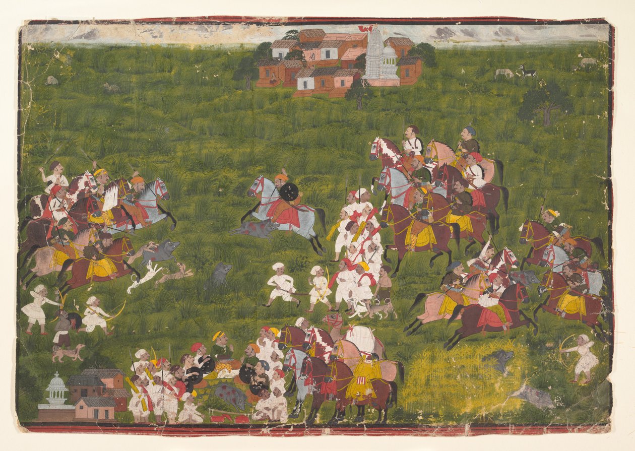 Maharana Sangram Singh vadászat alkotó: Unbekannt Unbekannt