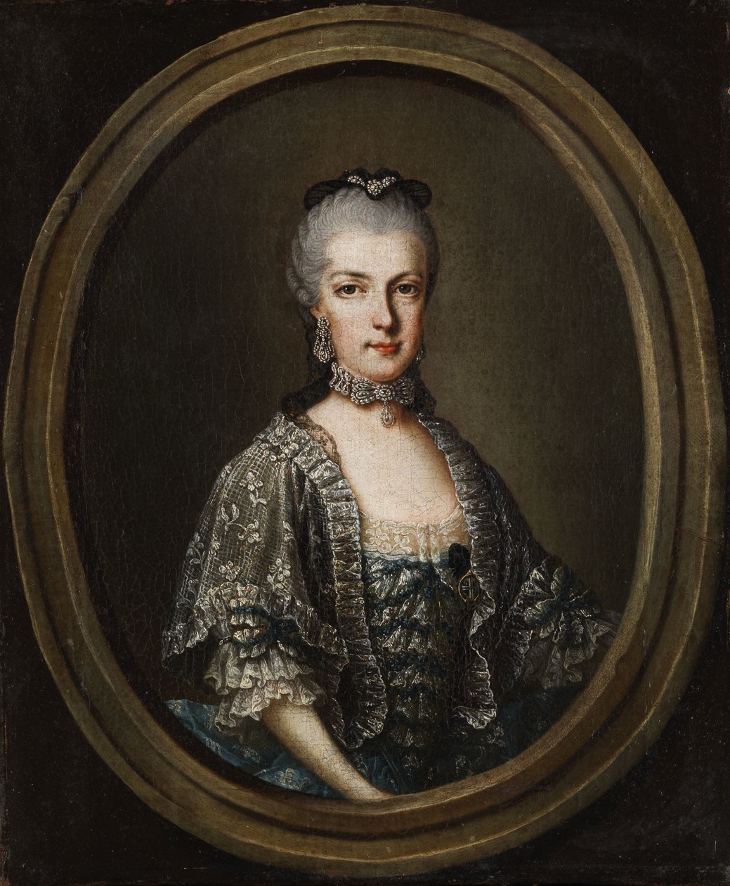 Maria Christina, Tescheni hercegnő portréja (1742-1798) alkotó: Unbekannt Unbekannt