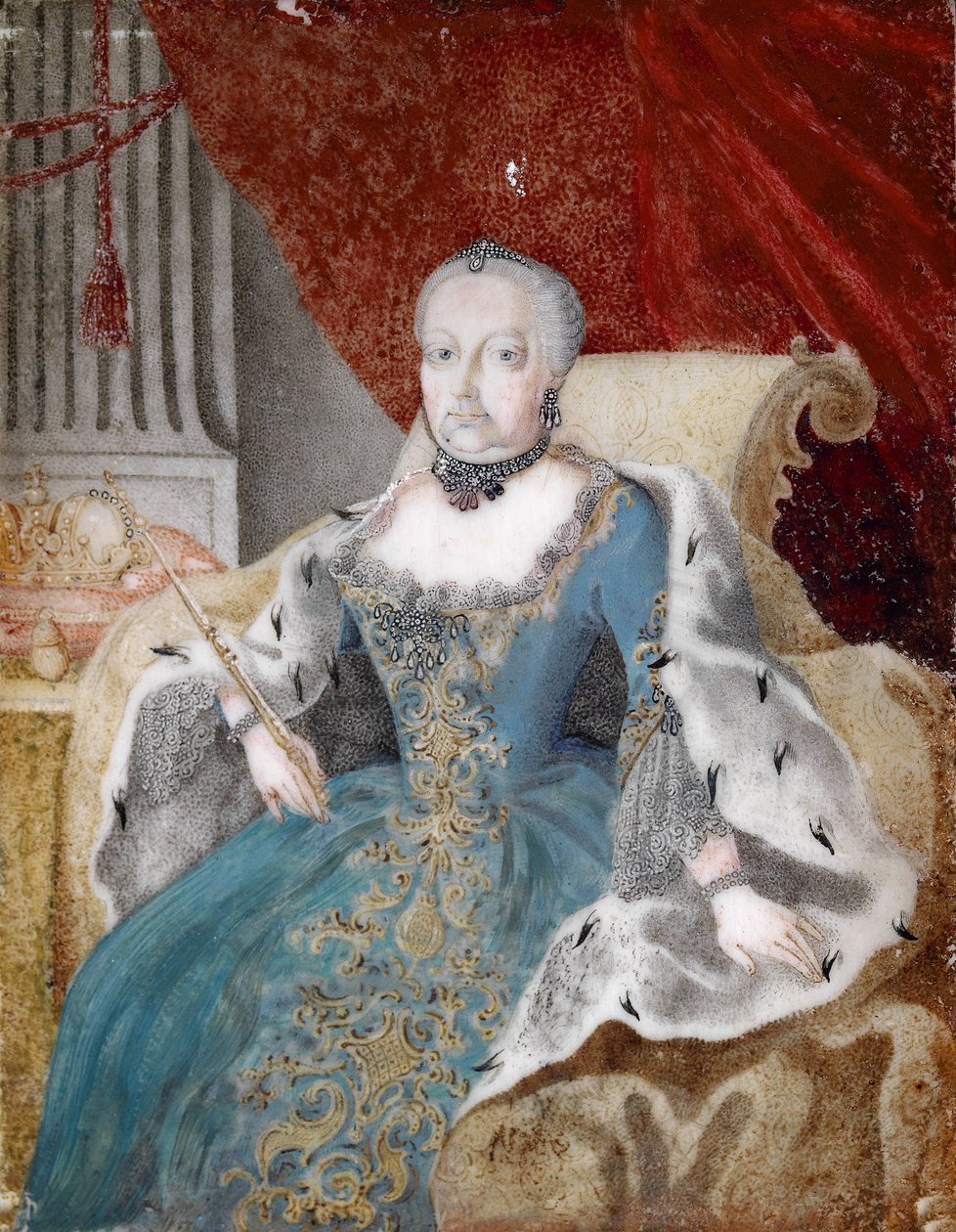 Mária Terézia arcképe (1717-1780) alkotó: Unbekannt Unbekannt