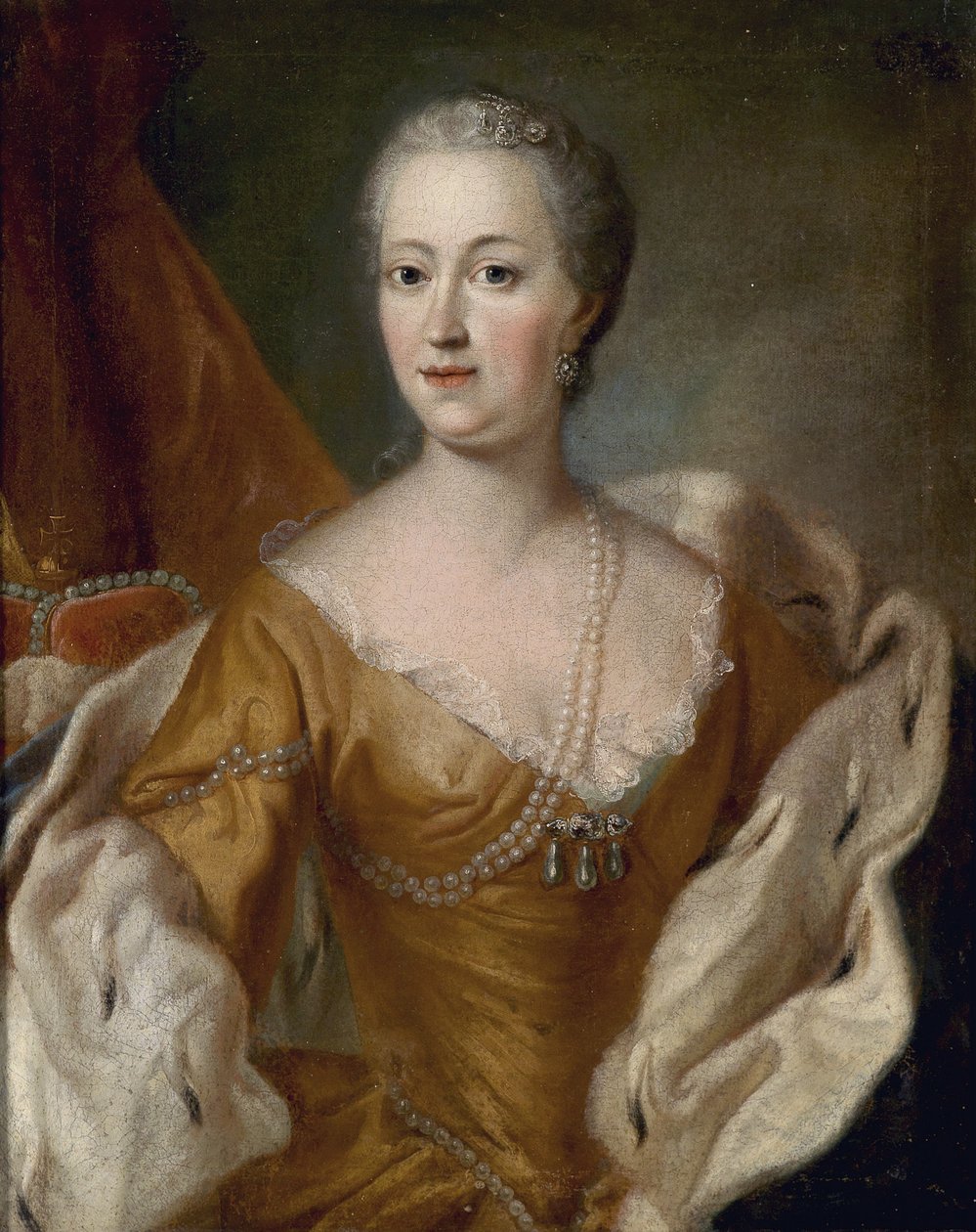 Mária Terézia arcképe (1717-1780) alkotó: Unbekannt Unbekannt