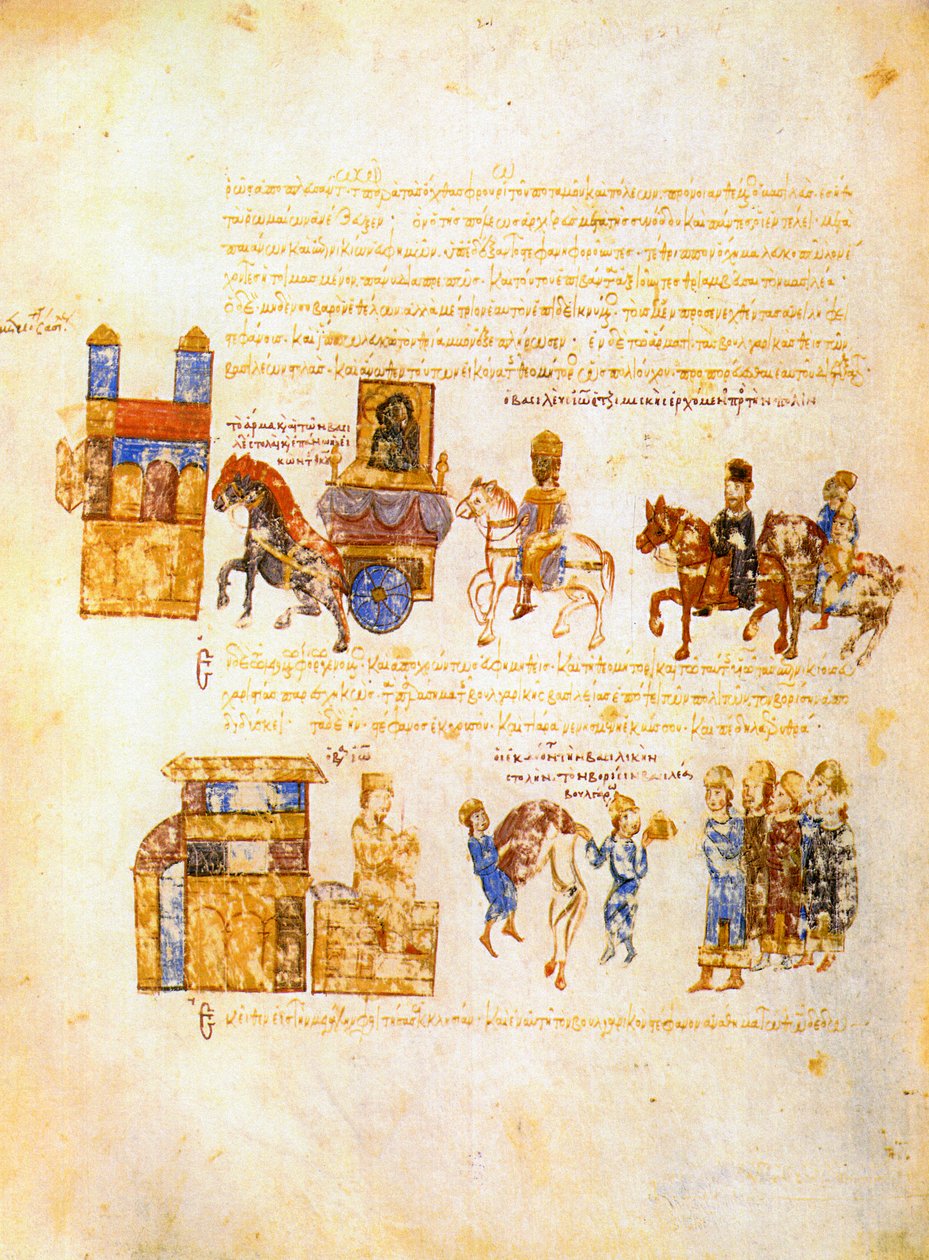 Skyllitzes Matritensis, fol. 172v alkotó: Unbekannt Unbekannt