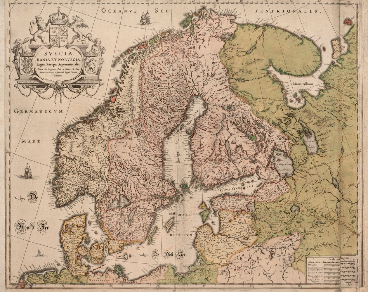 Svecia Dánia és Norvegia alkotó: Unbekannt Unbekannt