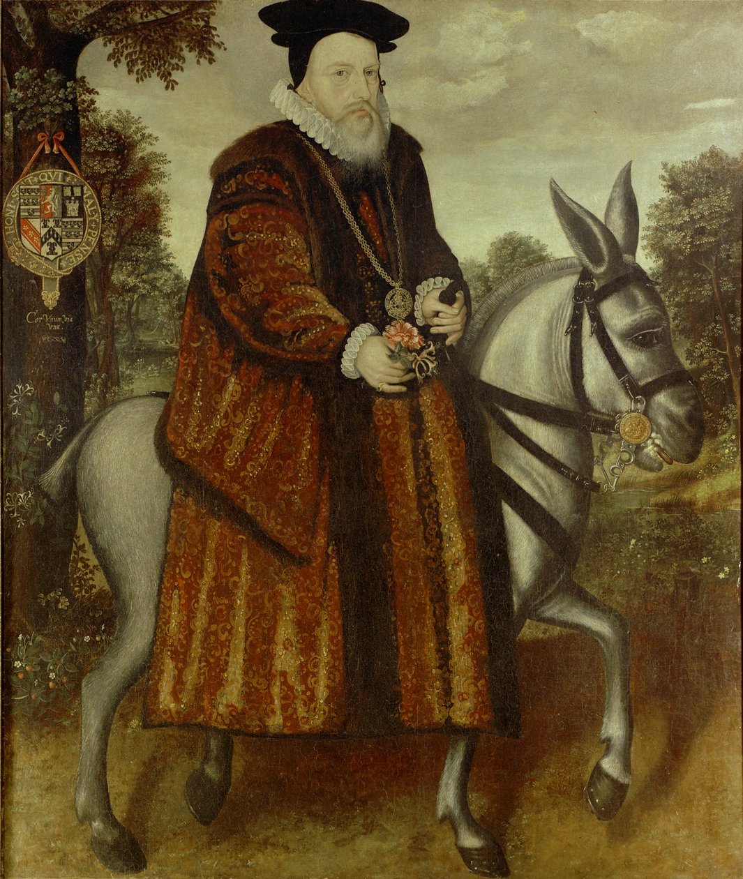 William Cecil, 1. báró Burghley, Lord High Treasurer of England ”, Bodleian Library, Oxford alkotó: Unbekannt Unbekannt